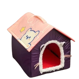 FURRY FACE PARASHOOT CAT HOUSE