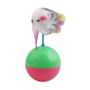 BALL WITH MOUSE CAT TOY