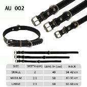 LEATHER COLLAR CENTER DDOUBLE ( S )