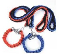 ROPE LEASH WITH SMALL CHOK COLLAR