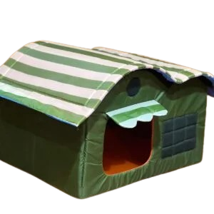 DOUBLE VELVET CAT HOUSE
