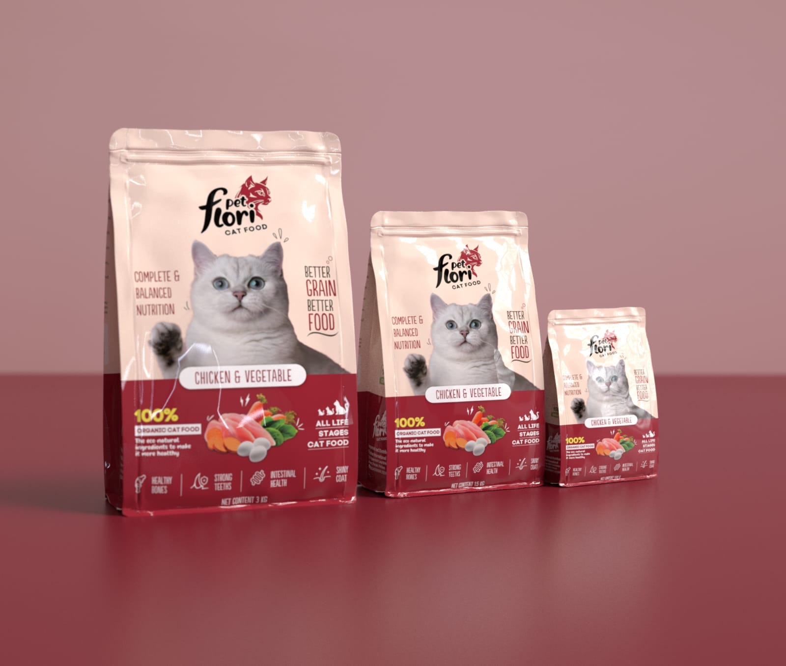 FLORI PET CAT FOOD ( ALL LIFE STAGES )