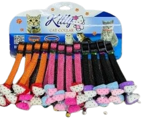 IMPORTED BOW TIE CAT COLLARS